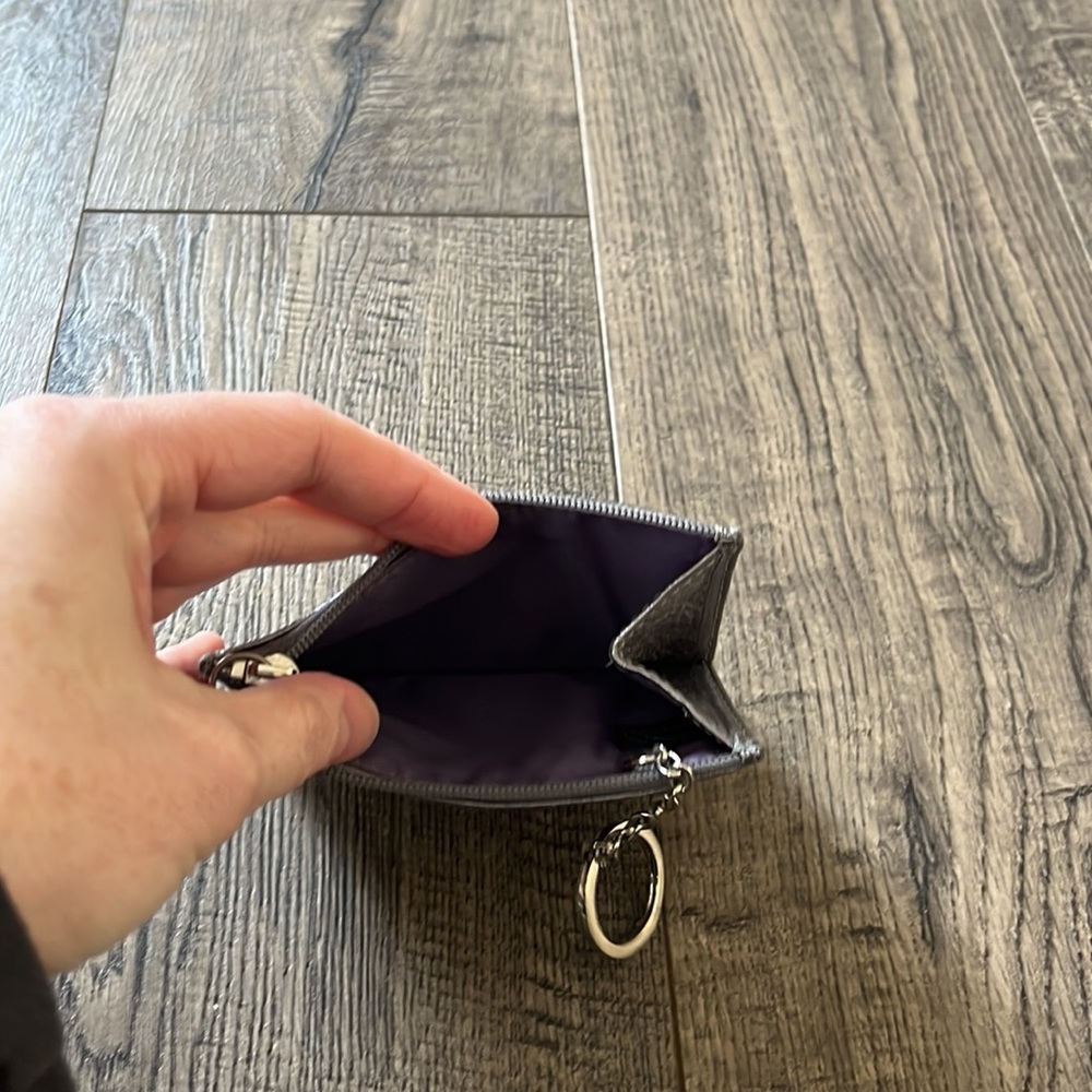 Coach silver mini wallet keychain - Picture 3 of 5